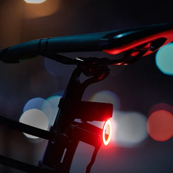 USB-Genopladelige Cykel Baglygter MTB Lys Nat Riding Road Bike Riding Kreative Vandtæt Baglygter Cykel Lys