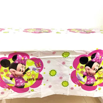 158/218pcs Minnie Mouse Tema fødselsdagsfest Kopper Sugerør Bryllup, Baby Shower Dekorationer Flag Forsyninger engangsservice Sæt