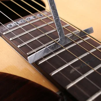 9Pcs Guitar Under streng radius måle Rustfrit Stål Guitar Builder violinbygger værktøjer bass strings Reparation Indstille Bass String Måle