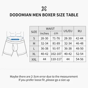 Mænd Boxer Bomuld Solid Lang Boksere Mand 5 Pc ' er/Masse Bløde Herre Undertøj Med Fly Boxershorts Mandlige U-konveks OS, Størrelse S M L XL XXL
