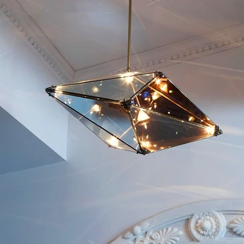 Post-moderne kunst hængende lamper loft lysekrone restaurant suspenderet lys stue inventar Bar Nordiske LED pendel lamper