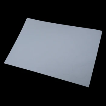 Event 4 cm Selvklæbende A4 Blank Hvid Rund Mærkat Mærkat Papir Bibliotek Varer, Udskrivning af etiketter Papir Til Laser Inkjet Printer
