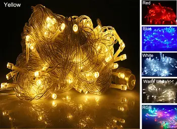NYE 30M 300 LED String Belysning Bryllup Fe julelys Udendørs Glimt Dekoration Træet Lys 6 farver er Valgfrie