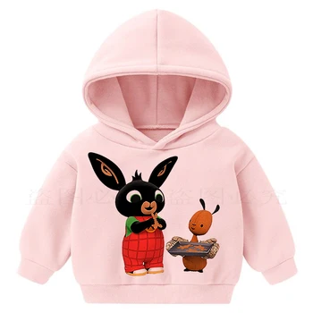 Vogue Bing Kaniner kids tøj tegnefilm udskrive fashion hættetrøjer piger drenge harajuku kawaii børn tøj sjove pullover