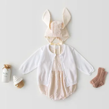 MILANCEL Sommer Baby Bodyer Søde Bunny Style Infant Piger Bodyer uden Ærmer Toddler Drenge Tøj