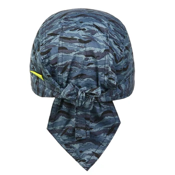 Camouflage Svejser Beskyttende Hat Svejsning Cap Tørklæde Svejser Flammehæmmende Høj Temperatur Resistens Bomuld Hjelm