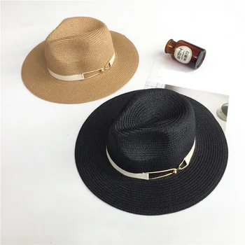 Panama Hat Sommer, Sol Hatte til Kvinder Mand Stranden Strå Hat For Mænd UV-Beskyttelse Cap Jazz Hat Chapeau Femme 2019 11.11