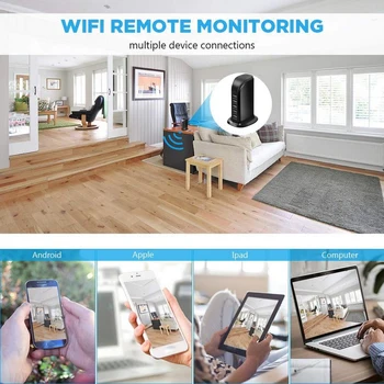 Mini Kamera 4K WIFI HD 1080P IP-kamera Trådløs Sikkerhed Kamera USB Oplader Baby Kamera Overvåge Videokamera til Smart Home