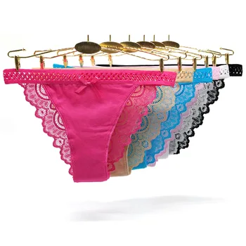 3 stk/sæt mix farve Sexet Bomuld Women ' s Underwear trusser Dameundertøj Åndbar Lingeri Mode M-XL Antyder Trusser 89328