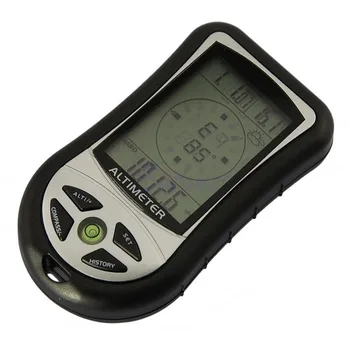 8-I-1 LCD-Digital Kompas Højdemåler Barometer Thermo Kalender Ur Temperatur