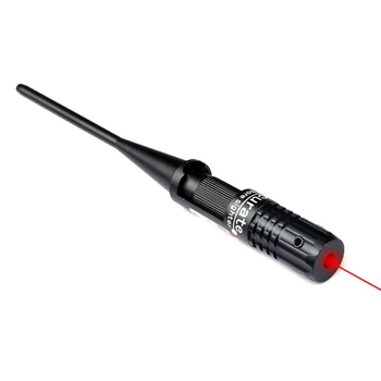 1 Sæt Justerbare Adaptere Rifler Rød Laser Boring Sighter Kollimator Kit med Max Bære Laser Syn For .22 til .50 Kaliber Rifies
