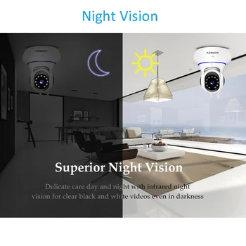 INQMEGA 1080P Wifi Kamera, Video Overvågning Dag Night Vision Sikkerhed Kamera Smart Monitor System
