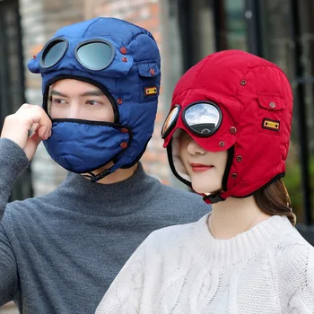 2020 Nye originale design, mode varm cap vinter mænd huer til kvinder, børn hætte vandtæt hat med briller cool elefanthue