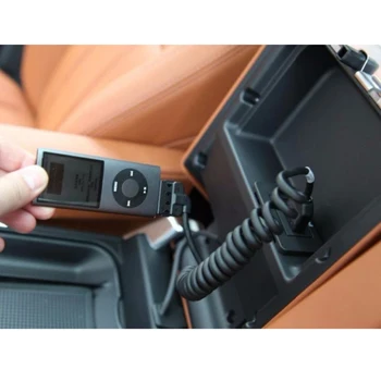 Biurlink Bil AUX Audio Oplader Adapter Kabel til iPod 30Pin Stik til Jaguar Land Rover Range Rover Udvalgte Modeller