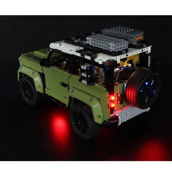 LED Lys-Kit Til 42110 Technic Serien For Defender Bil Model byggesten (Kun Lys i prisen) Hurtig Forsendelse