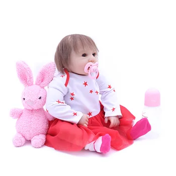 OtardDolls Bebe reborn dukke prettty Pige Doll Rigtige touch-43cm Silikone adora Naturtro nyfødte realistisk baby dukker Xmas gave