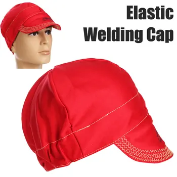 Svejsning Cap Sved Absorption Universal Elastisk Flammehæmmende Klud Hat Cap Head Beskyttelseshætte Til Svejsning