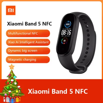 NYE Xiaomi Mi-Band 5 NFC Smart Armbånd Armbånd 1.1