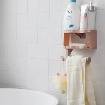 Kreative Køkken Problemfri Roll Stå Badeværelse Punch-Gratis Toilet Papir Rack Væv Holder Køkken Opbevaring