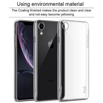 Til iPhone XR Dække Sagen IMAK Gennemsigtig Slid-modstand PC Hard Case Til iPhone XR iPhone 11 11 pro 11 pro max antal Crystal Cover