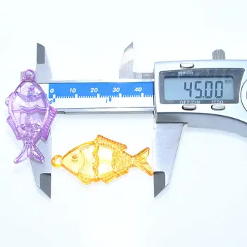 Baby tidlig læring pædagogisk legetøj gennemsigtig krystal fisk toy regnbuens farver montessori lære farve matematik for lys tabel