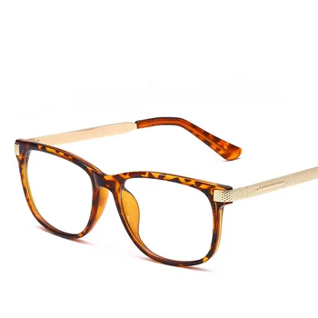 Nye Briller Gennemsigtig Kvinders Ramme Grad Overdimensionerede Briller Square Frame Briller Klar Linse Briller