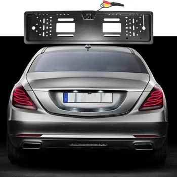 HotSell Nye Beskyttet Hd Led Nummerplade Ramme Vende førerspejlets Kamera Ccd Vende Billedet System Super-nem Installation