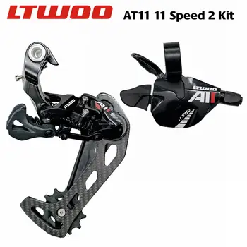 LTWOO AT11 1x11 Hastighed Trigger Shifter + Carbon Fibre Bageste Derailleurs MTB Cykel Kompatibel Med 11S 52T Kassette, For at M7000 M8000