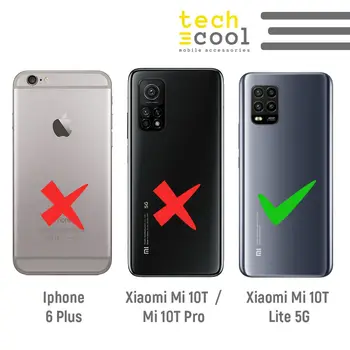 FunnyTech®Tilfældet for Xiaomi Mi 10T Lite 5G l tilfælde Logoer piloter