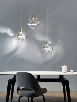 Moderne LED Krystal Lysekrone køkken bar, Pendel lamper Soveværelse sengen indretning, belysning Spisestue Hængende lamper