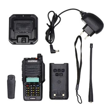 Salg! High Power 10W Baofeng UV-9R Plus Walkie Talkie IP67 Vandtæt Dual Band FM HF Transceiver 10 km Skinke Radio Transmitter