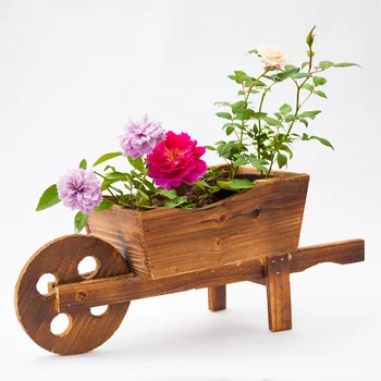 1pc Smarte Praktisk Nyttigt Flower Pot Plante Potten Macetas Tilbehør til Haven Træ-Cykel Design Ornament Til Hjem blomsterhave
