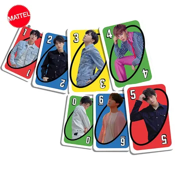 Mattel Spil UNO BTS Familie Sjov Underholdning brætspil, Sjov Multiplayer Spillekort i gaveæske