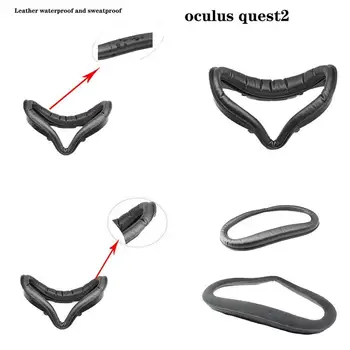 Silikone Ansigt Dække Sagen Udskiftning Eye Mask Pad pudebetræk Til Oculus Quest 2 VR Virtual Reality-Briller Tilbehør
