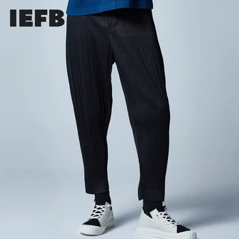 IEFB Mænds Tøj af Høj Kvalitet Plisserede Bukser efteråret Nye streetwear japansk mode Kausale Bukser Løs Tendens Haren Bukser 9Y458