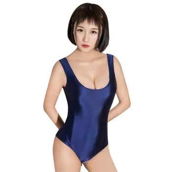 Bikini 2020 Navy blå Vest stil Lynlås åbning Fedtet Stramme Pige spa beach bikini body sexet badedragt kvinder biquini badetøj