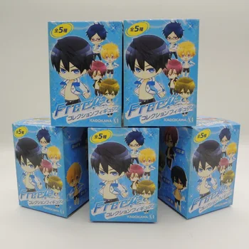 God kvalitet 5Pcs/Masse Japansk Anime Gratis! Iwatobi Svømme Klub Rin Macoto Haruka Nanase Rei Dukke Action Figurer Toy Model