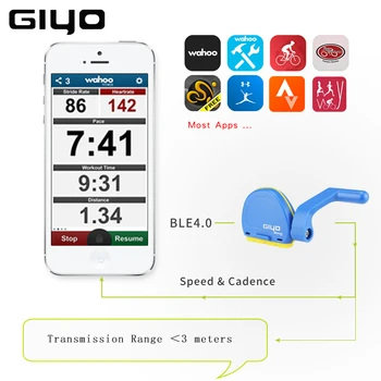 GIYO Cykel, Computer, Cykel-Kode Tabel Bluetooth Smart Kadence Trådløse Cykel Speedometer Sports Udstyr, Cykel Tilbehør