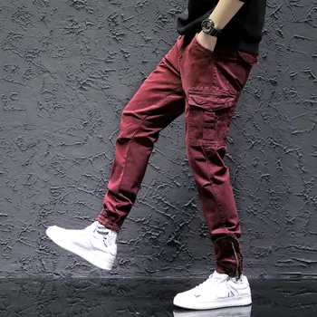 Ny Mode Mænds Bomuld Bukser Streetwear Hiphop Sweatpants Joggere Bukser Taktiske Bukser Mandlige Cargo Bukser Pantalones Hombre