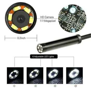 Nye 8.0 mm Endoskop Kamera, 1080P HD-USB Endoskop med 8 LED-1M Kabel-Vandtæt Inspektion Endoskop til Android PC