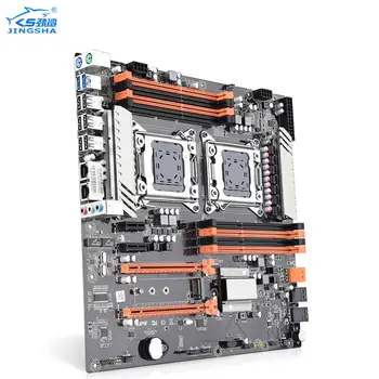 LGA2011 X79 Dual CPU bundkort sæt med 2 x Xeon E5-2690 og 8 × 16 GB =128 GB 1600MHz DDR3 ECC REG hukommelse og 128G M. 2 SSD