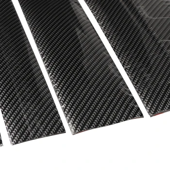 2,5 M Carbon Fiber Gummi Soft Sort Kofanger Strip DIY Dør Karmen Edge Protector Guard Bil Klistermærker Bil Styling Tilbehør 10cm