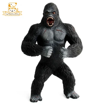 King Kong Gorilla Action Legetøj Tal Orangutang Tegneserie Figurer Samling Model Stor Chimpanse Dyr Dukker Dreng Børn Gave