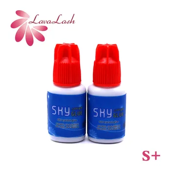 2 Flasker Oprindelige Korea Himlen Lim Red Cap S+ Lim 5ml 1-2s Tørring Tid til Eyelash Extension SIKKERHEDSDATABLAD Adhesive Skønhedssalon Engros