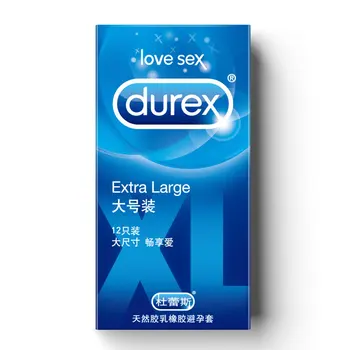 Durex Kondomer XL, Extra Large 56mm Tynd Montør Mere Smøremiddel Sex Legetøj Naturlig Latex Penis Ærme Cock Varer For Voksne Billiger