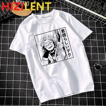 Min helt den akademiske verden animationsfilm harajuku mænd t-shirt hawks Manga og japansk streetwear Mode punk Cool Par grafisk Unisex t-shirts