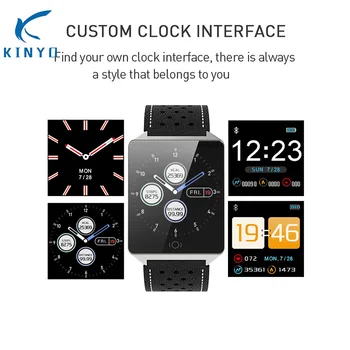 KINYO oprindelige smart armbånd fitness tracker puls smart band bluetooth-se smart wistband Vandtæt IP67 PK mi band 2