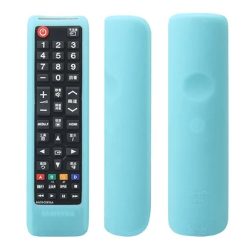 Remote Silikone Case Øko-venlige Anti-støv Beskyttende Cover til Samsung TV NK-Shopping