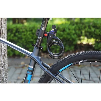 Ny Cykel kæde lås wire ring lås mountainbike anti-tyveri af cykel af Høj kvalitet ABS materiale af høj kvalitet stål