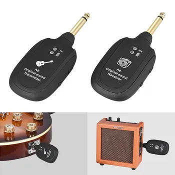 UHF-Guitar Trådløse System Sender Modtager Indbygget Genopladeligt